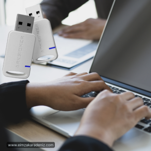 E-imza başvuru sürecini anlatan görsel